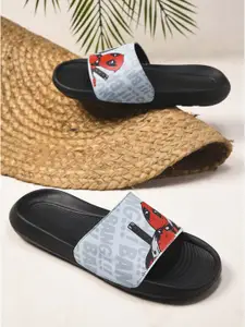 PERY PAO Men Printed Sliders