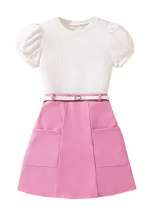 StyleCast x Revolte Girls Top with Skirt