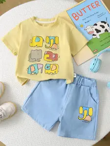 StyleCast x Revolte Boys Printed T-shirt with Shorts