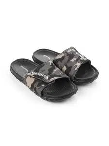 Hoppa Men Printed Sliders