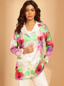 navyasa by liva Printed Comfort-Fit Casual Blazer