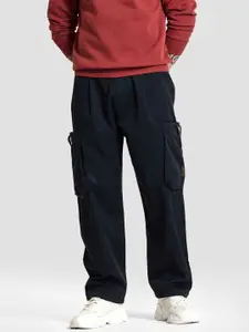 Snitch Men Mid-Rise Relaxed Fit Cargo Pants