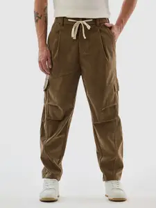 Snitch Men Corduroy Cargos Trousers