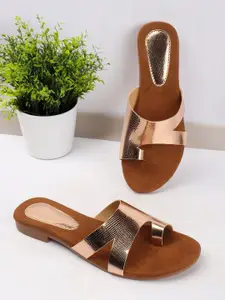 AVIVASTYLE Women Solid Casual One Toe Flats