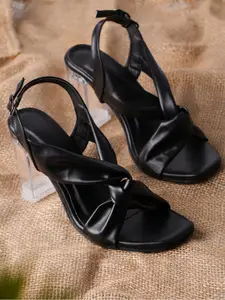 Froh Feet Women Party Synthetic Leather Block Pumps