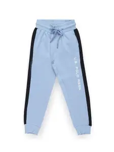 U.S. Polo Assn. Kids Boys Brand Logo Printed Regular Fit Joggers