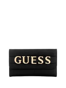 GUESS Women TENERIFE Textured Two Fold Wallet