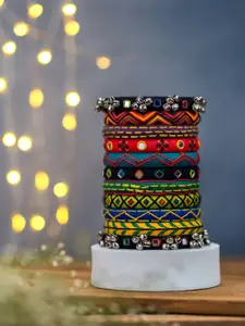 Taasha Craft Taasha Craft Set Of 11 Thread Bangles