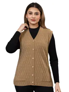 TWENTY ME Women V-Neck Woollen Sweater Vest