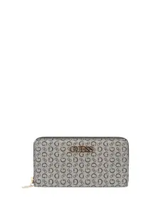 GUESS Women Printed Zip Around Wallet