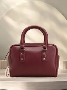Hidelle Leather Structured Satchel