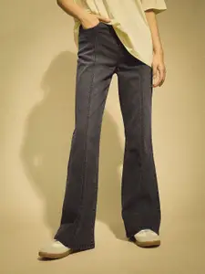 Flying Machine Women Flared High Rise Stretchable Jeans