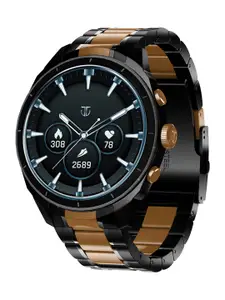 Titan Heritage 1.43 AMOLED Stainless Steel Working Crown 3D UI IP68 BT Calling Smart Watch
