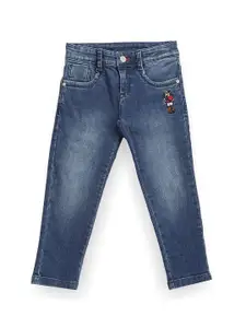 U.S. Polo Assn. Kids Boys Skinny Fit Mid-Rise Light Fade Stretchable Jeans