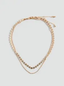 MANGO Women Set Of 2 Minimal Chain with Pendant