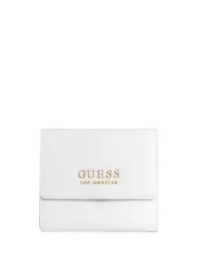 GUESS Women Textured Three Fold Wallet