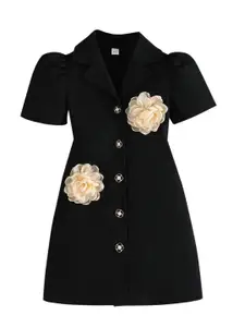 StyleCast x Revolte Woman Applique A-Line Midi Dress