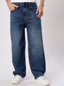 Bene Kleed Men Baggy Fit Mid-Rise Light Fade Jeans