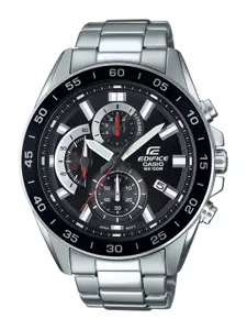 CASIO Men Dial & Stainless Steel Cuff Straps Analogue Chronograph Watch EFV-550D-1AVUDF