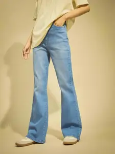 Flying Machine K-Street X Ultra Women High Rise Flared Jeans