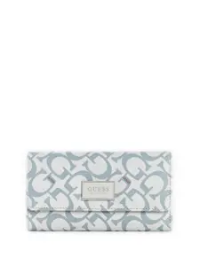 GUESS Women Brand Logo Printed Three Fold Wallet