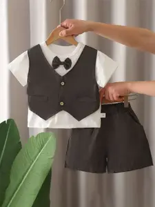 StyleCast x Revolte Boys Short Sleeves T-shirt With Shorts