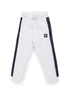 U.S. Polo Assn. Kids Boys Regular Fit Pure Cotton Joggers