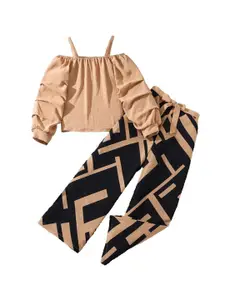 StyleCast x Revolte Girls Shoulder Straps Top With Trousers