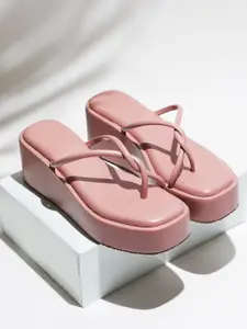 Froh Feet Women Solid Platform Pumps