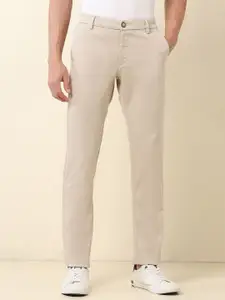 U.S. Polo Assn. Men Solid Slim Fit Trousers