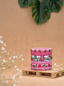 Taasha Craft Set Of 6 Threaded Bangles