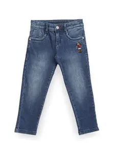 U.S. Polo Assn. Kids Boys Skinny Fit Mid-Rise Light Fade Stretchable Jeans