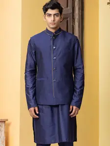 PATR Mandarin Collar Nehru Jacket