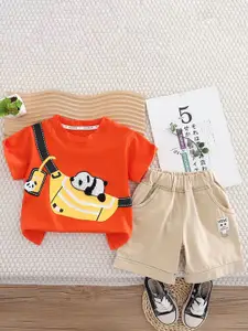 StyleCast x Revolte Boys Printed T-shirt with Shorts