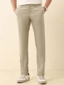 U.S. Polo Assn. Men Slim Fit Mid-Rise Trousers