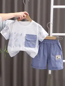 StyleCast x Revolte Boys Printed T-shirt with Shorts