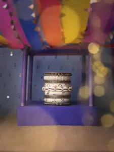 Taasha Craft Handcrafted Cotton Thread Bangles Set