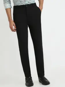 Park Avenue Men Flat Front Casual Trousers