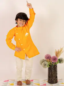Superminis Boys Regular Pure Cotton Kurta with Pyjamas