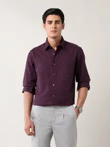 Arrow New York Horizontal Striped Slim Fit Formal Shirt