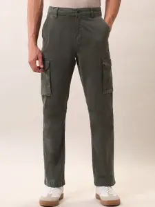 U.S. Polo Assn. Denim Co. Men Classic Straight Fit Cargos Trousers