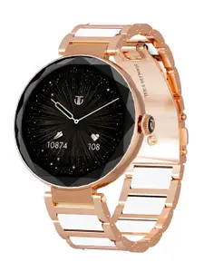 Titan Elixir 1.19 AMOLED Diamond Cut Design BP Skin Temp Monitorings IP68 Women Smartwatch