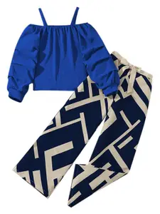 StyleCast x Revolte Girls Shoulder Straps Top With Trousers