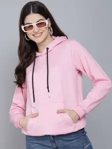 Mast & Harbour Women Hooded Cotton Sweatshirt