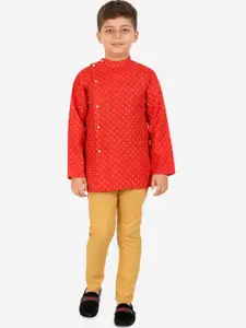 Superminis Boys Paisley Printed Regular Kurta with Pyjamas