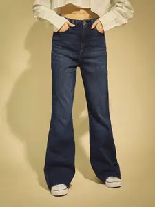 Flying Machine Ultra High Rise Flared Stretchable Jeans