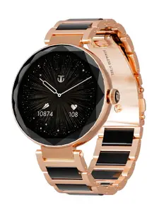 Titan Elixir 1.19 AMOLED Diamond Cut Design BP Skin Temp Monitorings IP68 Women Smartwatch