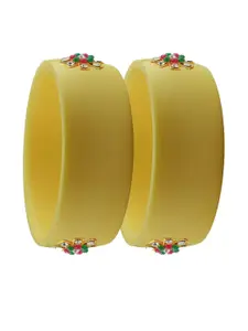 Vidhya Kangan Beige Plastic Bangles