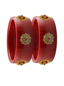 Vidhya Kangan Women Red Bangle