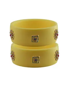 Vidhya Kangan Beige Plastic Bangles